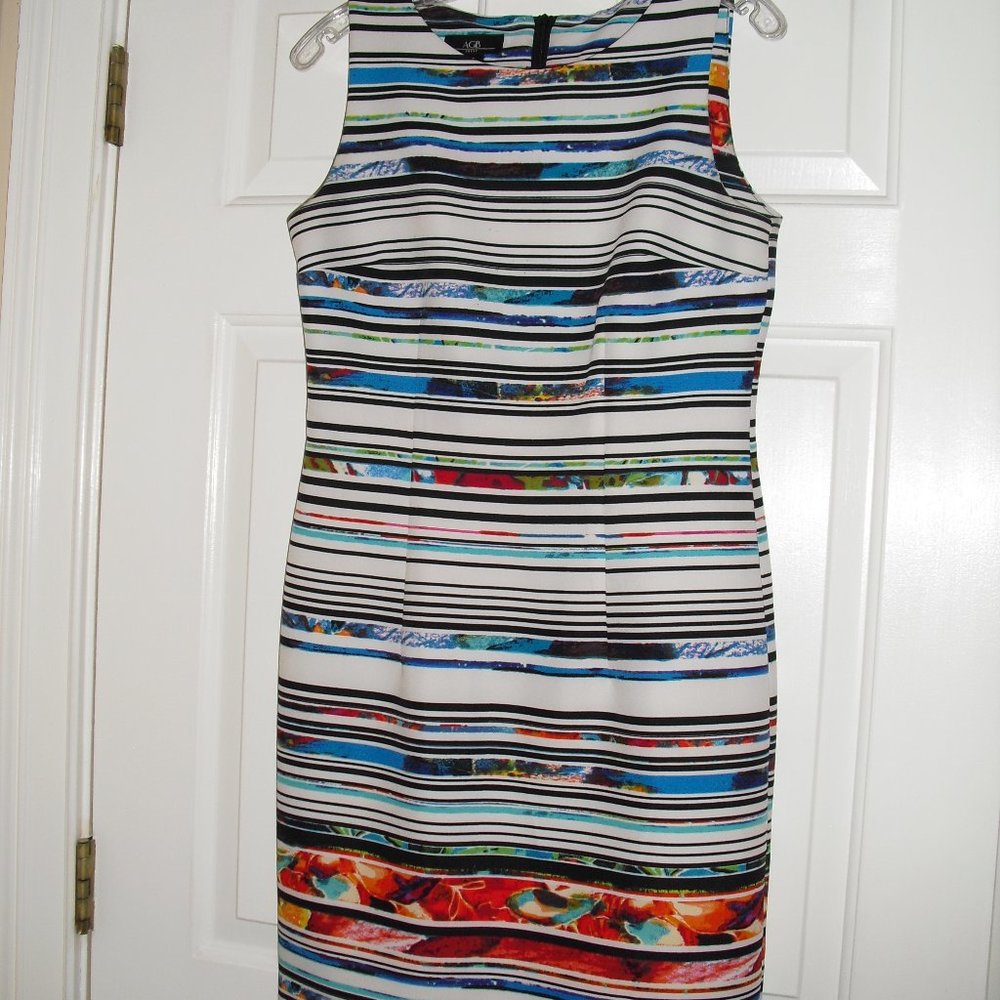 AGB Multi-Color Dress - Size 6